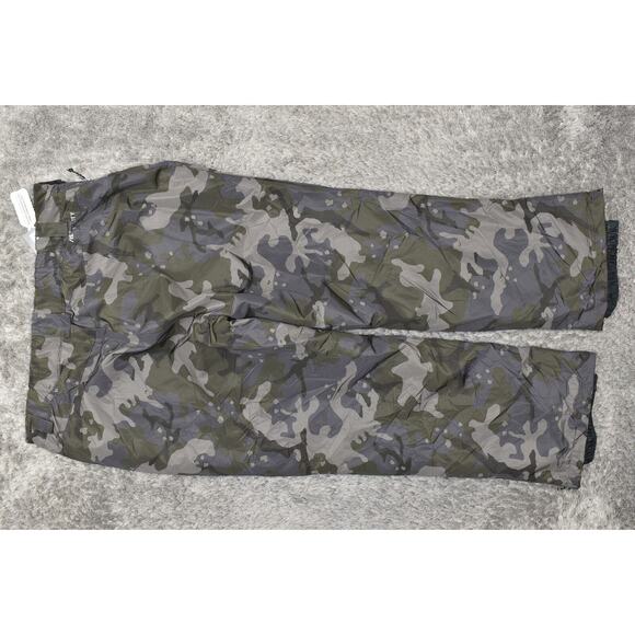 Free Country Men's 2XL Green Camouflage Ski Snow Pants Polyester Zip NWT - Picture 6 of 9